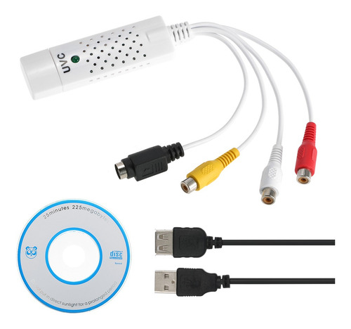 Adaptador De Conversor De Vídeo Hd Da Placa De Captura De Áu