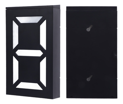 Señal De Dirección Digital Solar De Pared Led Con Números De