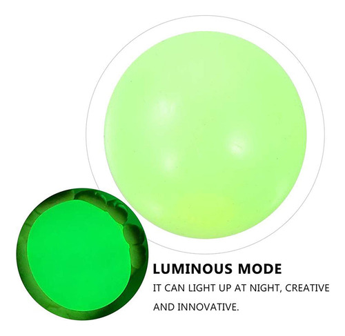 Bolas De Pared Adhesivas Fluorescentes Para Techo, 4 Unidade
