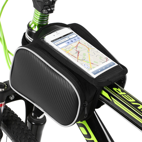 Bolsa De Bicicleta Para Teléfono Con Pantalla Táctil De Dobl