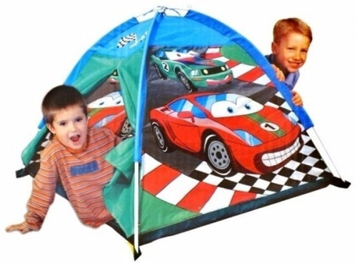 Casita Carpa Autos Plegable Cars Nene Iplay 8330