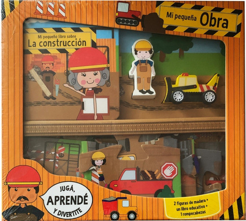 Juego Educativo Mi Pequeña Obra Puzzle Libro 2 Figuras