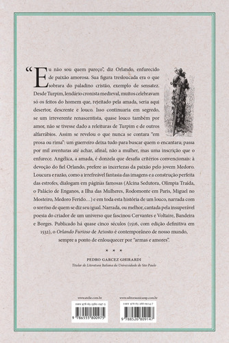 Livro Orlando Furioso - Tomo I, De Ariosto, Ludovico. Editora Ateliê Editorial, Capa Dura, Edição None Em Português, 2023