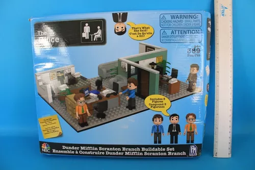 New DUNDER MIFFLIN Scranton Branch CONSTRUCTION SET Phatmojo THE OFFICE  Figures