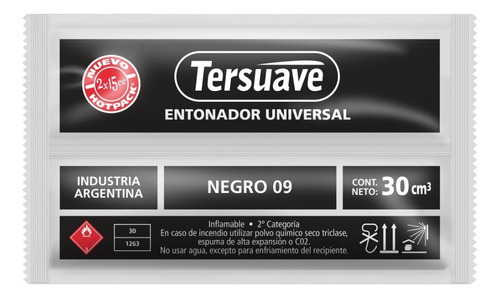 Entonador Tersuave Universal 30 Cc - Mix Color Negro