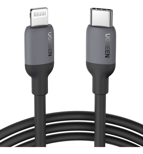 Cable Lightning iPhone Carga Rápida Usb-c Ugreen 1mt, Negro