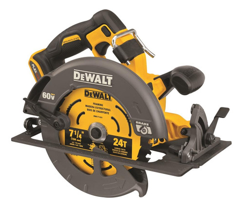 Sierra Circular Dewalt Flexvolt, 60 V Como Máx., 7 1/4 Pulga