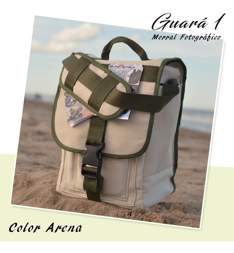 Morral Fotografico P/ Nikon D7500 Multitac Guara 1 Bolso Fun