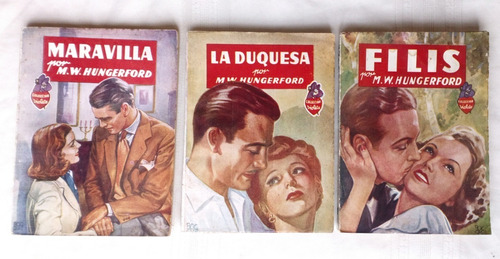 M W Hungerford 3 Novelas Vintage /n Molino Colección Violeta