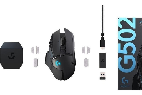 Imagen 3 de 5 de Mouse Gamer Logitech G G502 Lightspeed Wireless