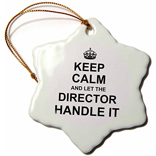 Keep Calm And Let The Director Handle It Fun Funny Care...