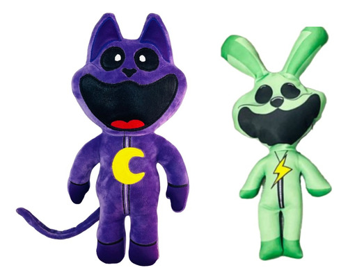 Combo Peluche Smiling Critters Catnap Y Personaje A Elegir