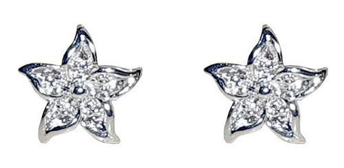 Aretes De Acero Inox Flor Estrella