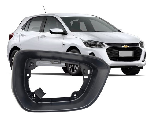 Aro Moldura Retrovisor Onix 2021 22 23 A 2025 Lado Direito