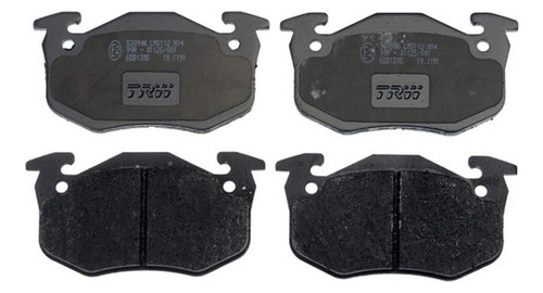 Balatas Trw Traseras Para Peugeot 207 2009 A 2010 Rc/turbo