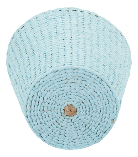 Papelera De Ratán Azul
