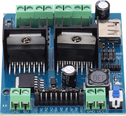 Módulo L298n 4 Canales Controlador De Motores Pap Arduino