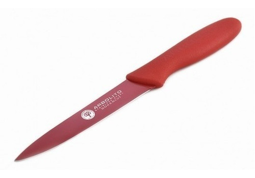 Cuchillo Arbolito 904r Oficio Rojo Hoja 10 Cm Bokercut