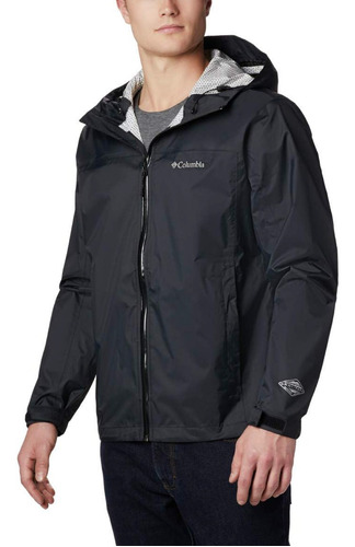Campera Columbia Evapouration Impermeable Respirable Hombre