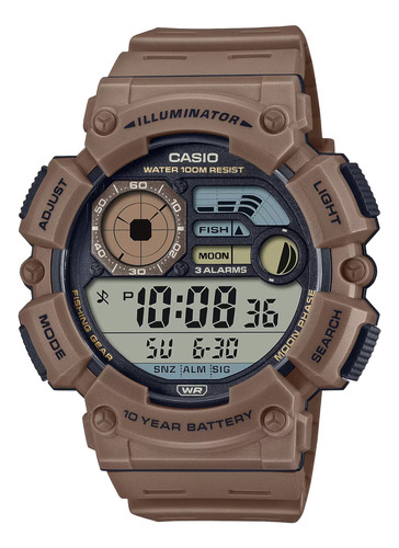 Reloj Casio Ws-1500h-5avcf Iluminator Multifunción-café