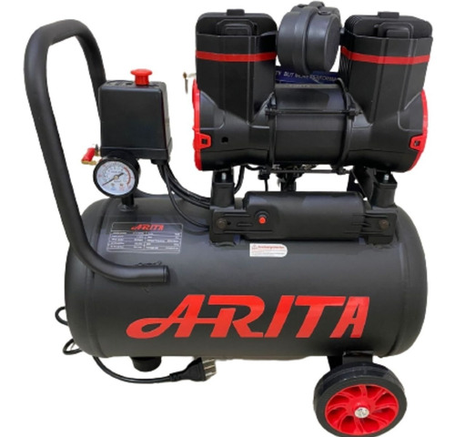 Compressor De Ar Arita Isento De Óleo Reservatório 24l Cor Preto Fase elétrica Bifásica Frequência 60 220V