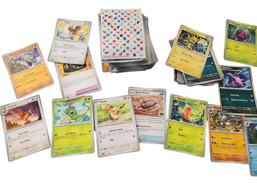 Cartas Pokemon - Lote De 100 Cartas Originales Edicion 151 