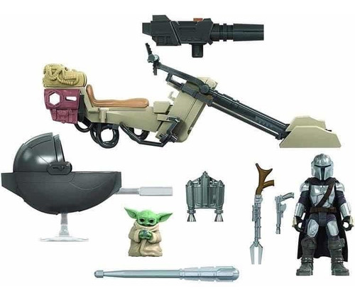 The Child Star Wars Mandalorian Mission Fleet Set