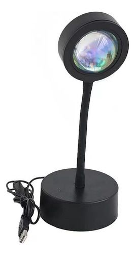 Lámpara Proyección Usb Mesa Luz Del Atardecer Sunset Fotogra