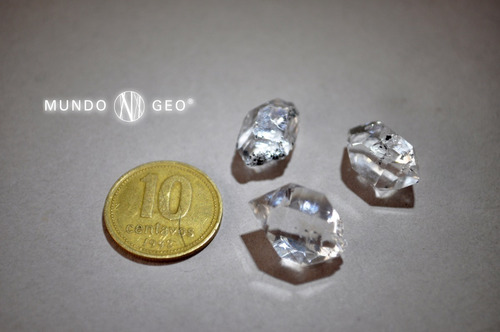 Imagen 1 de 2 de Piedra Diamante Herkimer Biterminado Nro. 2