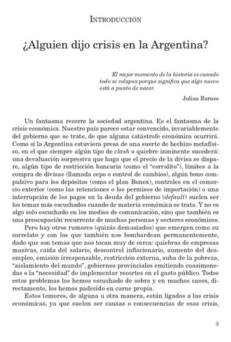Crisis Economicas Argentinas De Mitre A Macri: Julian Zicari