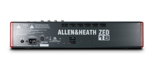 Imagen 4 de 9 de Consola Analogica Allen & Heath Zed-18