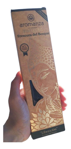 Incienso tibetano Arodanza Natural Premium, aroma intenso, fragancia de frescor forestal - Liberacion