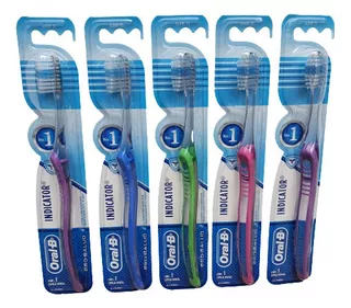 Paquete De 5 Cepillos Oral-b ( Cabezal 35 Suave) Indicator