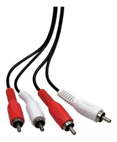 Cable De Audio Rca Macho - Macho 1.5mts Pack X 3 Otiesca