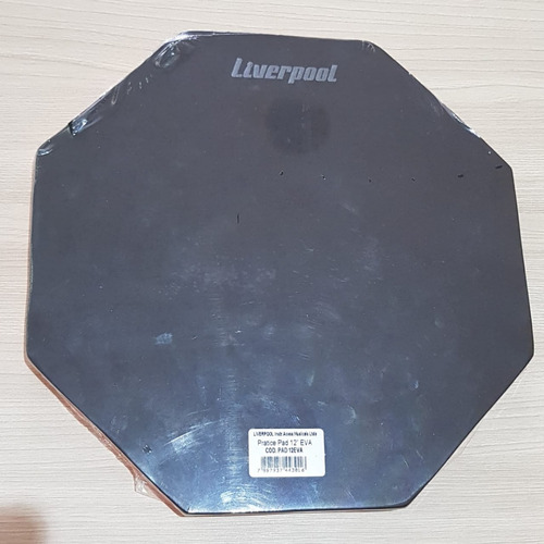 Pad Octavado Para Estudo De Bateria Liverpool 12 Pol - Eva