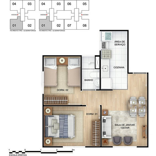 Imagem 8 de 8 de Apartamento À Venda No Bairro Praça Seca - Rio De Janeiro/rj - O-18129-30106