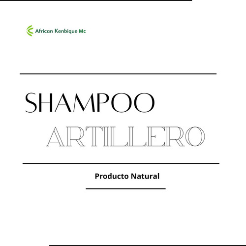 Shampoo Artillero + Minoxidil Afk