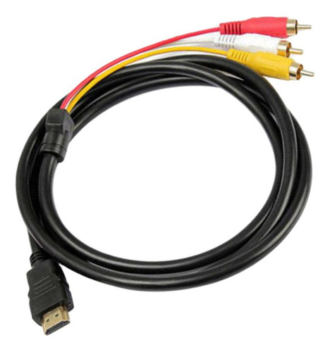 Av Audio Video To 3rca Transmitter Cable Feet/1.5m