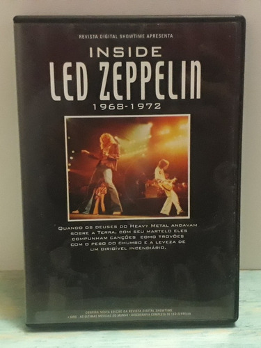 Led Zeppelin Dvd Inside 1968 -1972