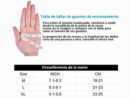 Imagen 6 de 10 de Guantes De Gimnasio Ejercicio Pesas Entrenamiento Y Trekking