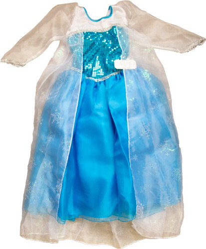 Vestido Disfraz De Princesa Para Niña Tipo Elsa Frozen