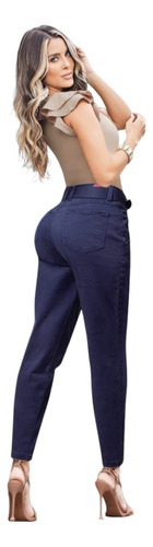 Pantalon Ciclón Jeans Baggy Crop Push Up