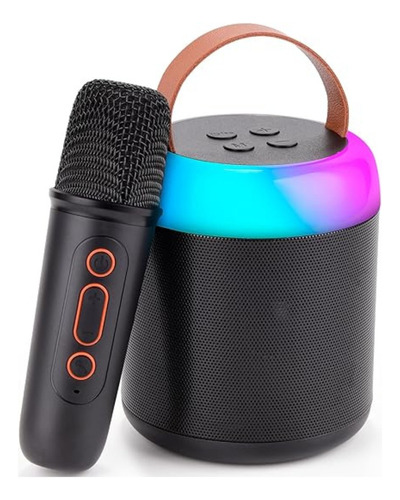 Parlante Con Micrófono Para Karaoke Recargable Inalambrico