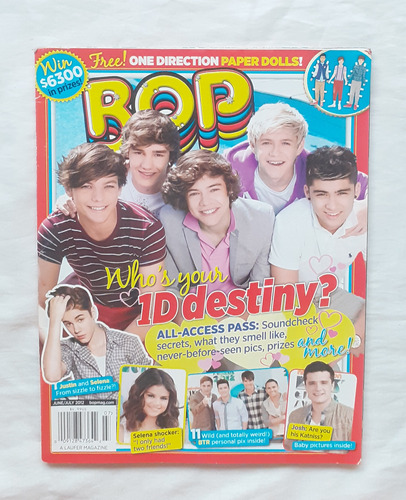 One Direction Revista Bop Harry Styles 2012 Posters Oferta