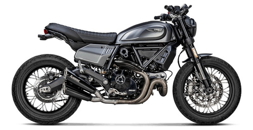 Escape Akrapovic S-d8so6-isssbl Moto Ducati Scrambler New