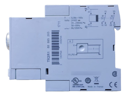 88865265 Tk2r1 Temporizador True Delay Off 2 Reles Crouzet