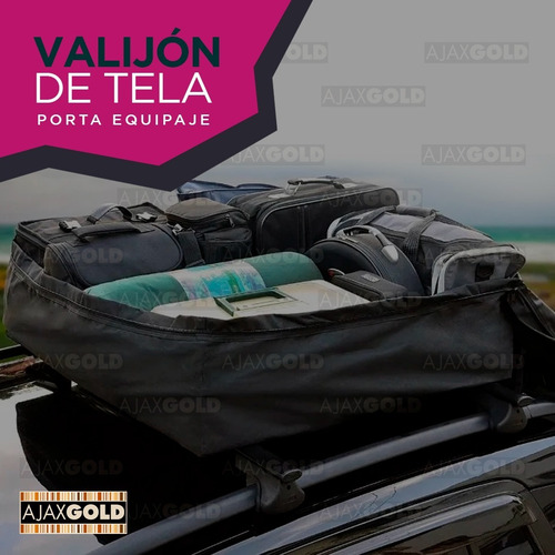 Imagen 5 de 9 de Porta Equipaje Bolso Valija Valijon Auto Tela Impermeable