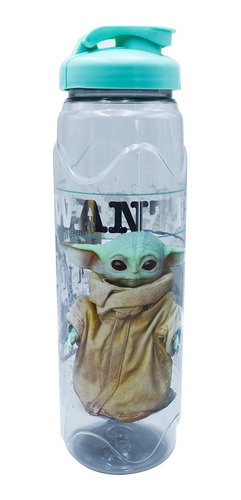 Botella De Agua Mandalorian The Child Star Wars Disney 870ml