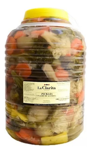 Pickles En Vinagre De Alcohol-la Clarita-x5kg-