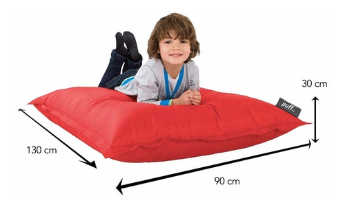 Puff Rectangular Grande Para Niños